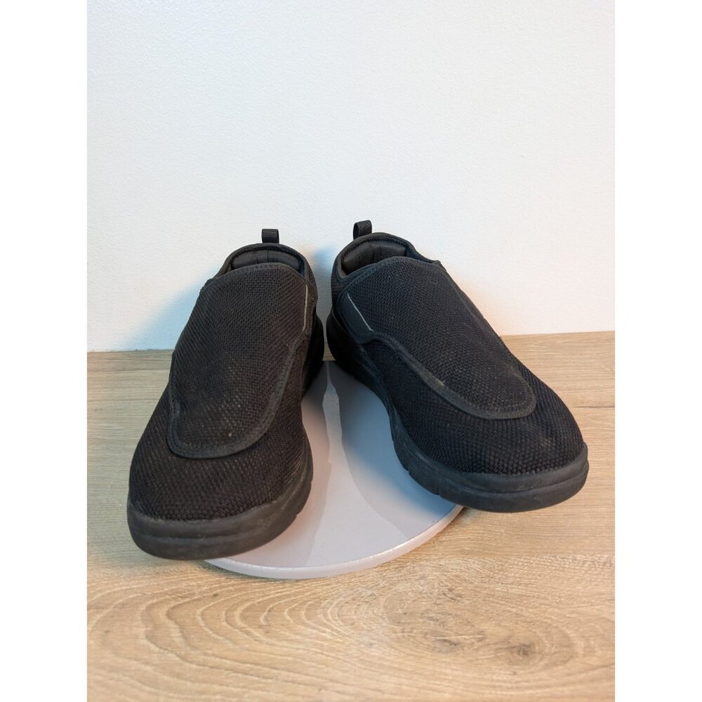 FitVille Marca Diabetic Shoes Mens Size 14 W Wide Black Hook And Loop Comfort